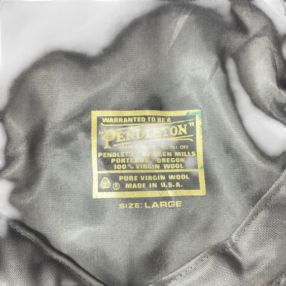 VTG Pendleton Duckbill Newsboy Hat Wool Tartan Plaid Cap Cabbie Large Made USA - Picture 8 of 12